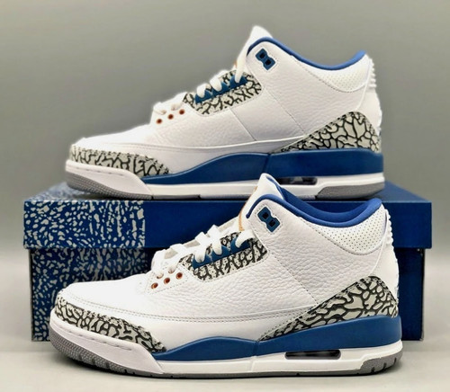 Men jordan retro white - 3, "white